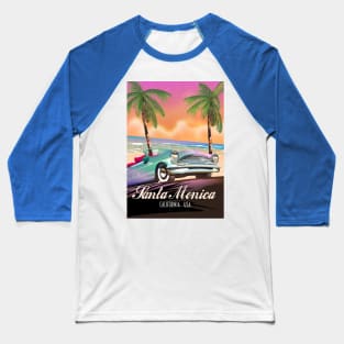 Santa Monica California USA Baseball T-Shirt